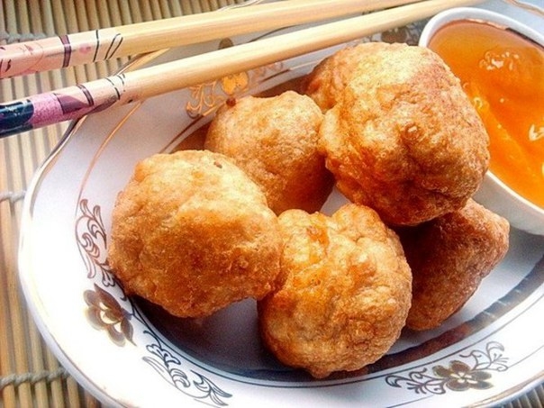 Пампушки с рисом в китайском стиле