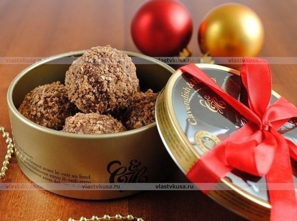 Шоколадные пирожные из вафель