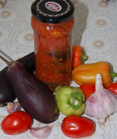 Баклажаны в аджике-это веСЧь!!!!!!