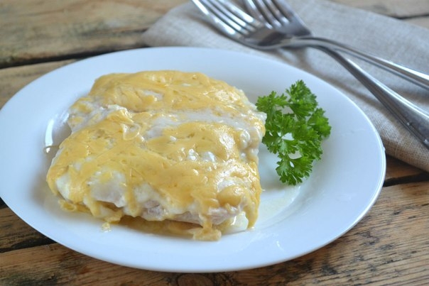 Куриная грудка под соусом "Бешамель"