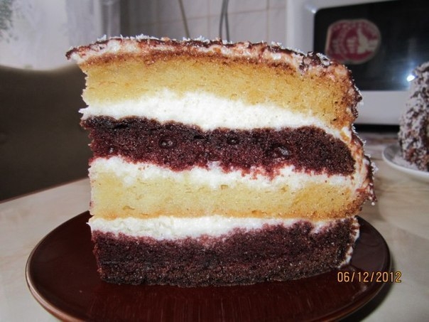 Тортик " Полосатик "