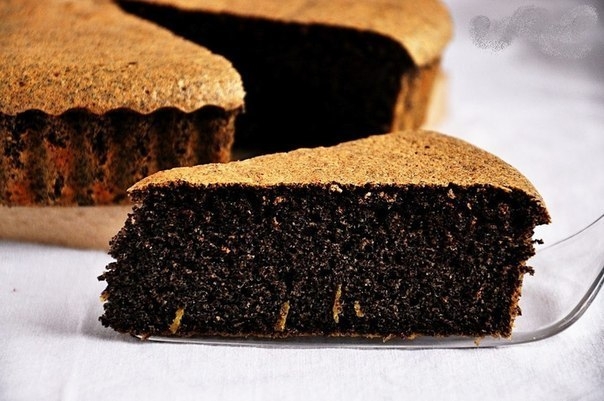 Маковый пирог с лимонной цедрой Маковый пирог с лимонной цедрой