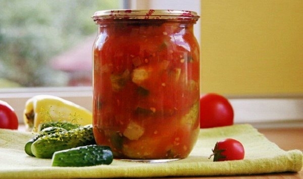 Лечо из огурцов и помидор Лечо из огурцов и помидор