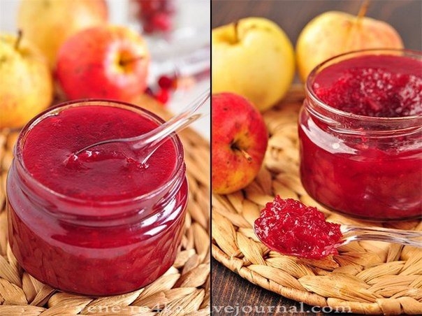 Джем из яблок и клюквы - не буду много нахваливать, скажу просто - отличный джем!