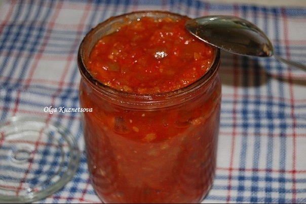 Икра кабачково-баклажанная