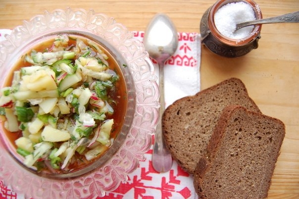 Окрошка постная (без масла) Окрошка постная (без масла)