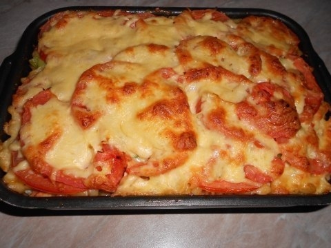 Пикантные макароны в духовке - необычное обычное блюдо! Пикантные макароны в духовке - необычное обычное блюдо!