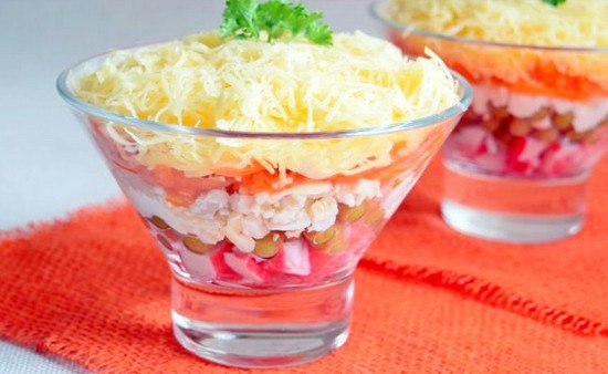 Салат Принцесса на горошине Салат Принцесса на горошине