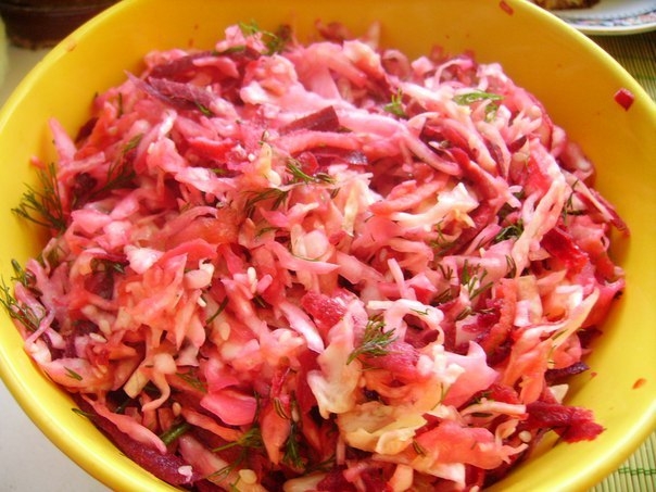 САЛАТ ВИТАМИННЫЙ ИЗ КАПУСТЫ