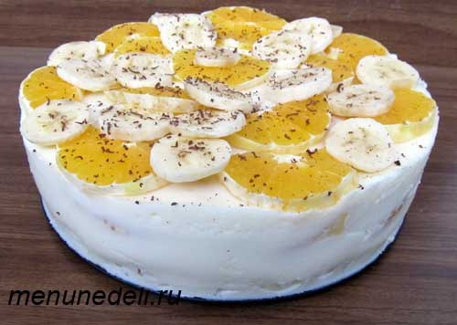 Легкий белый торт