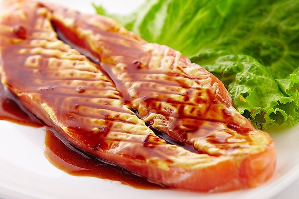 Семга в медово-горчичном соусе Семга в медово-горчичном соусе