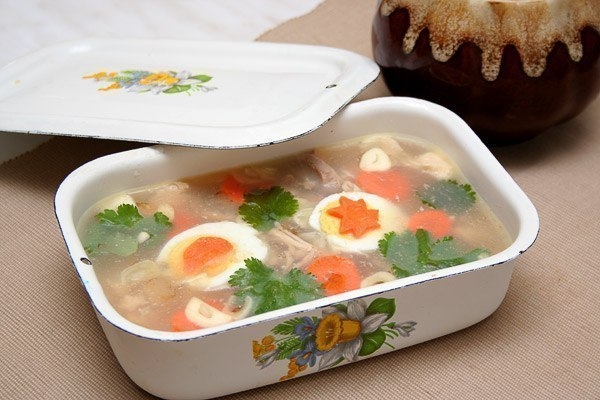 Вкусный куриный холодец к праздничному столу!