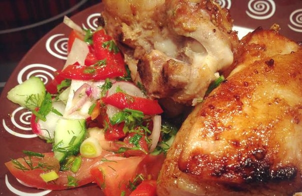 Свиные ребрышки в медовой глазури с имбирем