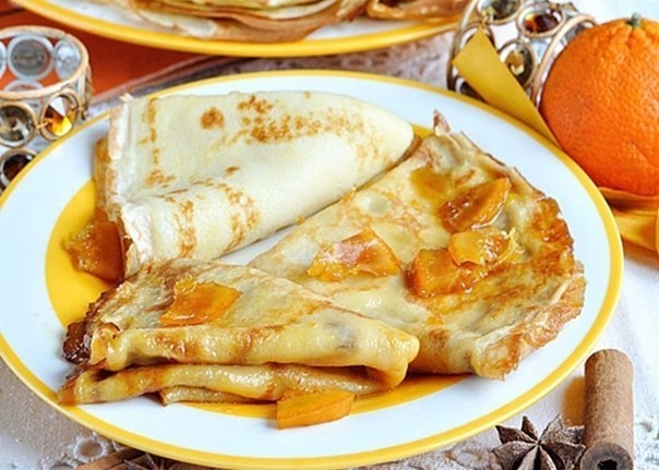 Блины "Креп Сюзетт".