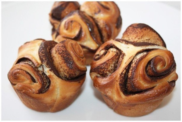 Шоколадные булочки «Розочки» Шоколадные булочки «Розочки»