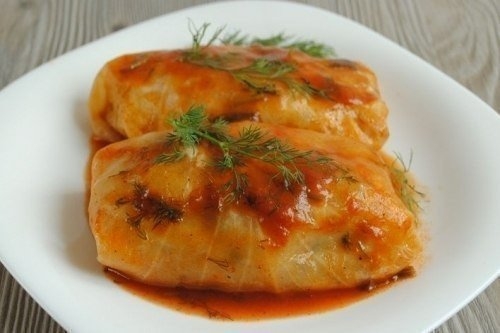 Рецепт постных голубцов Рецепт постных голубцов