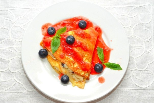 Французские блинчики с рикоттой