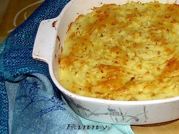 Картофельная запеканка а-ля «пармантье»