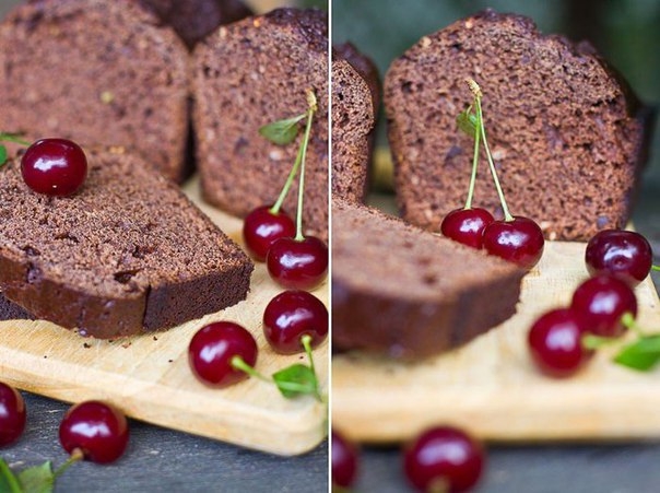 ЧЕРЕМУХОВЫЙ КЕКС НА МЕДУ