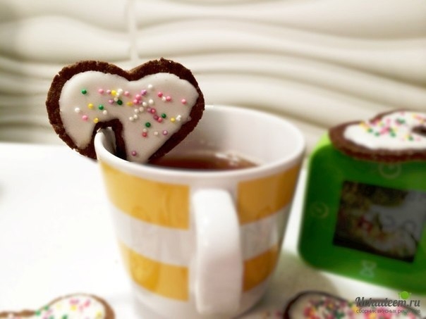 Печенье «Валентинка» на кружку