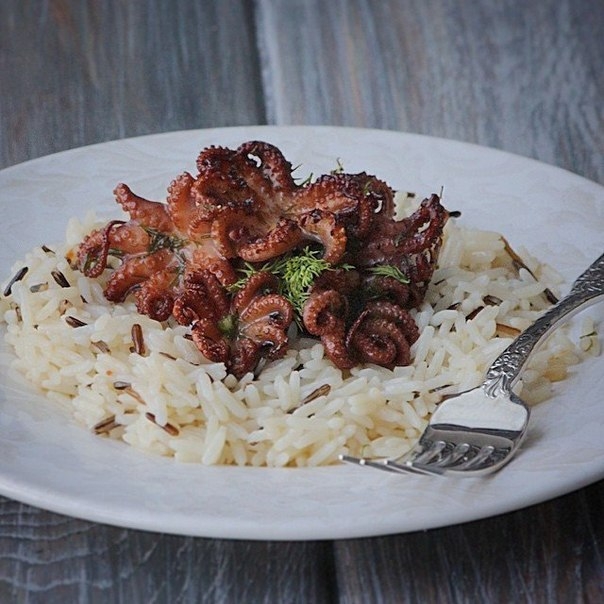 Осьминожки на гриле