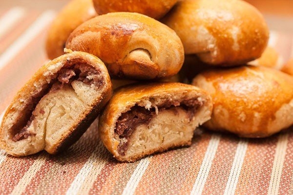 Булочки с фасолью