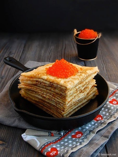 Дрожжевые блины на опаре