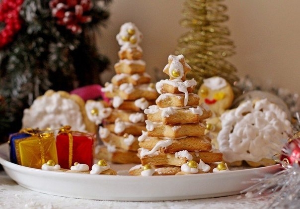 Рождественские детские печеньки