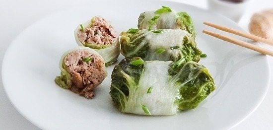 Китайские голубцы (Chinese Cabbage Rolls) Китайские голубцы (Chinese Cabbage Rolls)