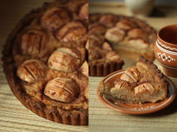 Яблочный пирог на цельнозерновой муке Яблочный пирог на цельнозерновой муке