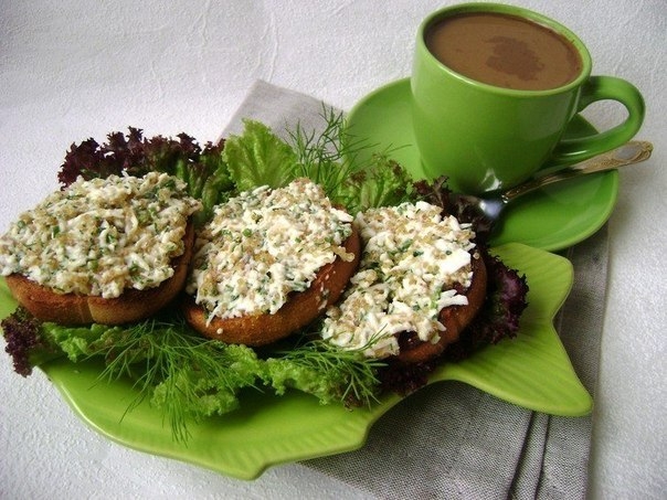 Паштет из омулевой икры к завтраку