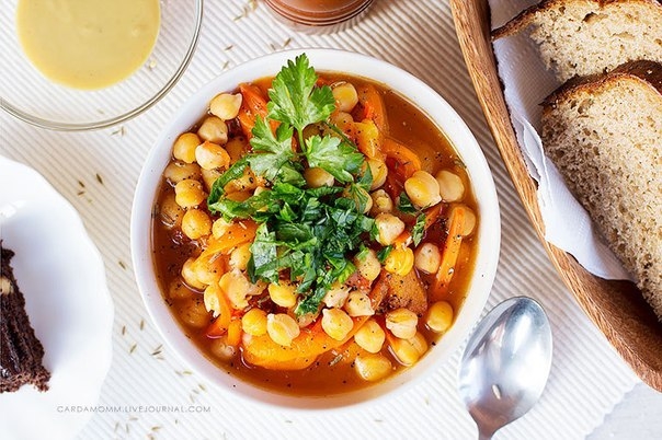 Нут с запеченными перцами Нут с запеченными перцами