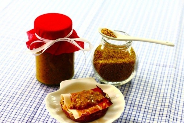Домашняя острая горчица с коньяком и яблочным уксусом Домашняя острая горчица с коньяком и яблочным уксусом