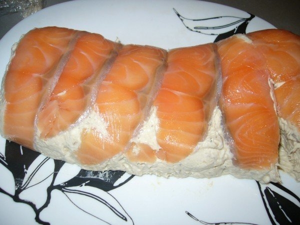 Террин из скумбрии с сёмгой