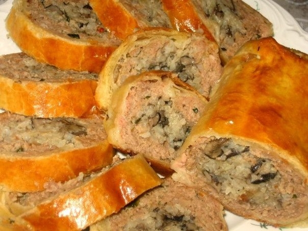 Пирог рулетный.