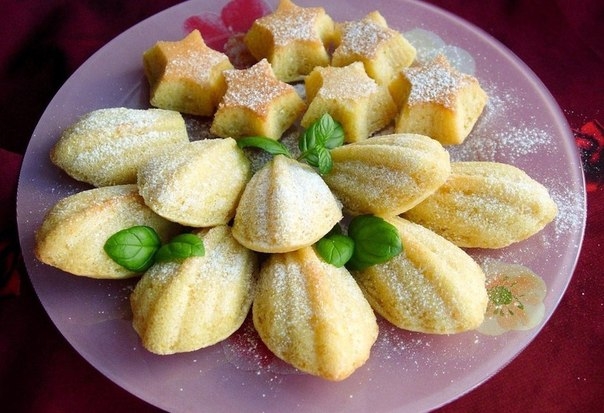 Апельсиновые мадленки