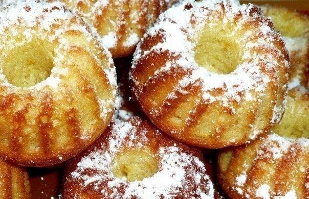 Апельсиновые кексики.