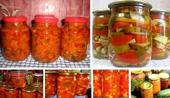 ТОР - 13 овощных САЛАТОВ на зиму!!!