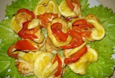 Худеть так худеть! "Розочки" из куриной грудки