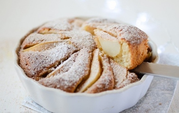 Йогуртовый пирог с грушами Йогуртовый пирог с грушами