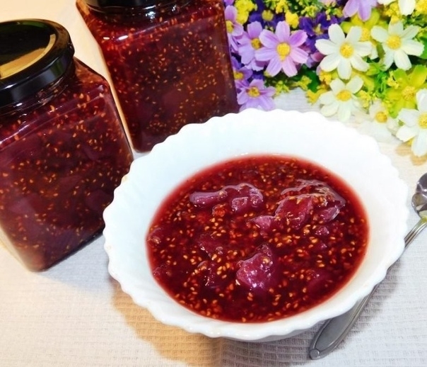 Варенье из дыни с малиной Варенье из дыни с малиной