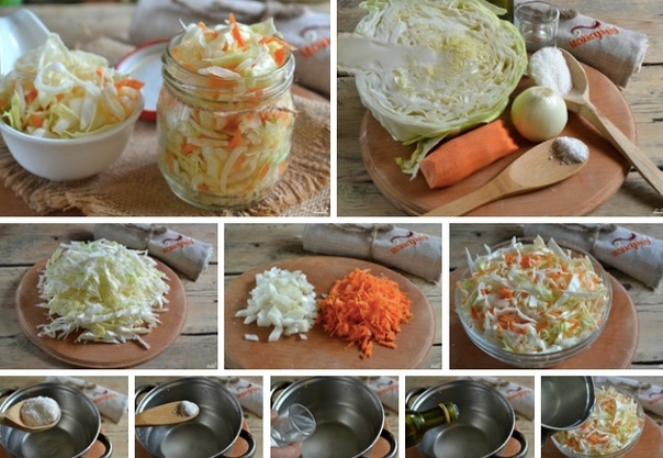 Маринованная сладкая капуста