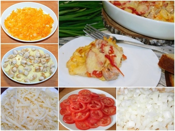 Вкусный картофель под сырной "шубкой"