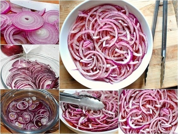 Рецепт-Маринованный вкусный лук