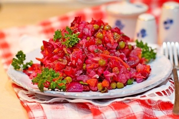 Винегрет с морковкой по-корейски