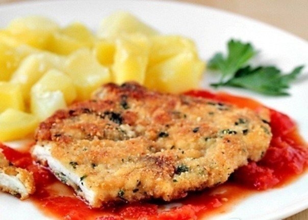 "Отбивные из свинины с черносливом"