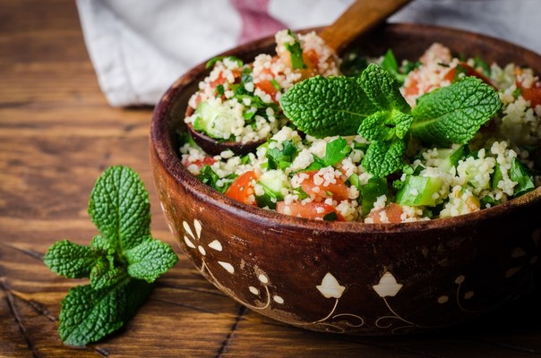 Салат с кускусом