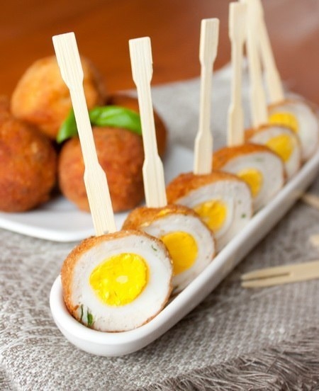 "Перепелиные яйца по-шотландски"