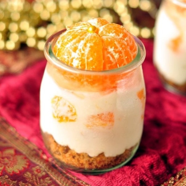 Мандариновый чизкейк