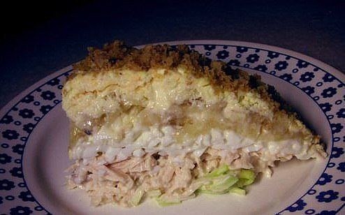 Слоенный салатик "Нежность"